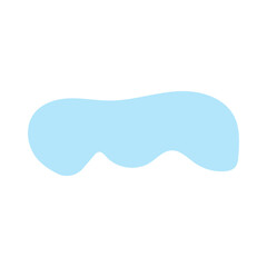 abstract blobs dull blue for background