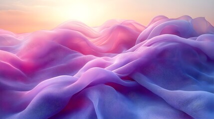 Obraz premium A background of a soft gradient blending periwinkle blue with pale lavender.