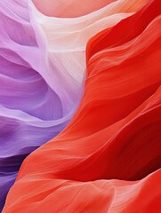Colors of Antelope Canyon: vibrant sandstone waves in desert