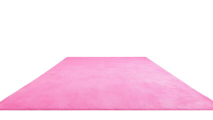Pink carpet on a black background, creating a vibrant visual contrast.