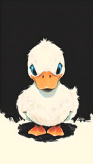 Fototapeta premium Duck on the ground