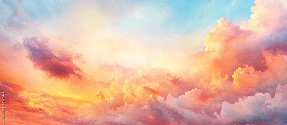 Canvas Prints clouds and sky sunset sky backdrop abstract elements of nature. with copy space image. place for add