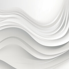 Obraz premium Abstract Gray Wave Background Smooth Curves Subtle Shadows Modern Design