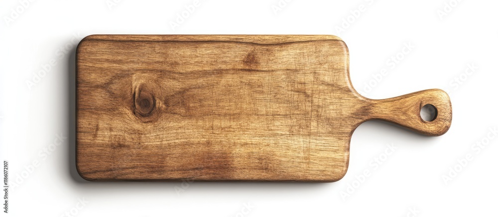 Aufkleber grey chopping board for the kitchen isolated on white. with copy space image. place for adding text 