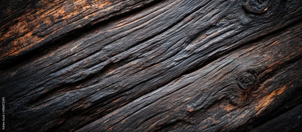 Aufkleber Creative arrangement featuring a background of aged wood and its texture Background idea Top view Flat lay Horizon theme Food theme Macro perspective Close up with copyspace