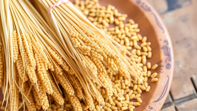 Finger millet Italian millet A Nutritious Choice&nbsp;Generative AI