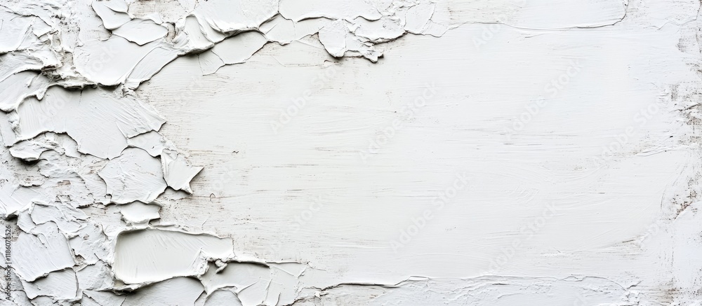 Aufkleber White painted area on a wooden background. with copy space image. Place for adding text or design