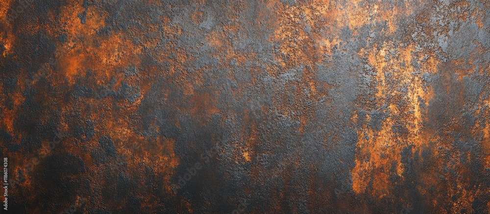 Aufkleber Abstract rusty metal texture background close up and macro shot gray painted color industrial material. with copy space image. Place for adding text or design