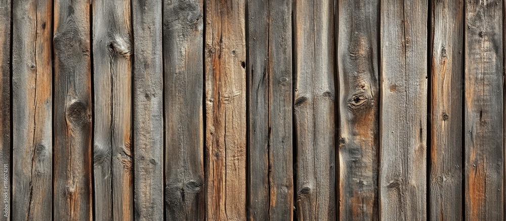 Leinwandbilder close up of a wall constructed from wooden planks. with copy space image. place for adding text or d