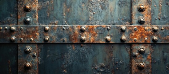 Fototapeta premium aged metal texture background. with copy space image. Place for adding text or design