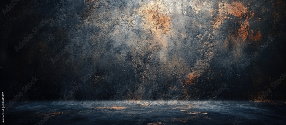 Poster Dark Grunge Textured Background. with copy space image. Place for adding text or design