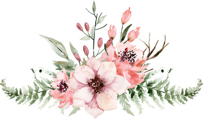 Bouquet di fiori rosa © martina valsecchi