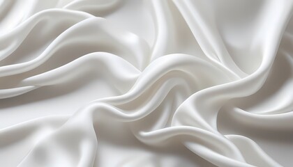 Obraz premium silk background, white satin fabric