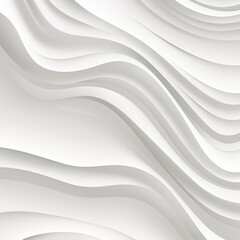Obraz premium Abstract White Wave Background Smooth Curves Gradient Texture