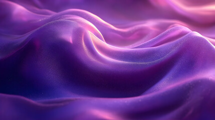 Obraz premium Purple silk waves, studio backdrop, texture