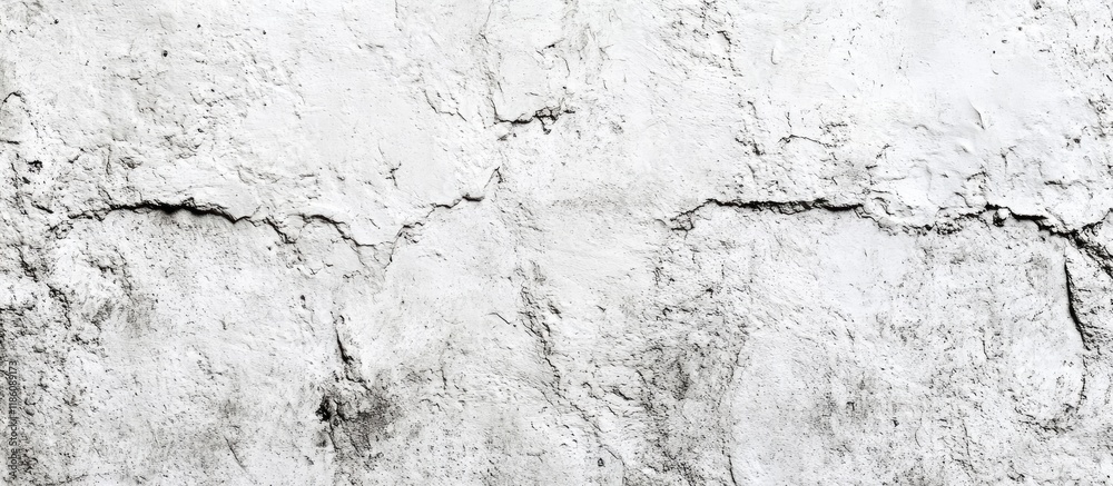 Leinwandbilder dirty white plaster wall featuring a background texture of gray natural scratches. with copy space i