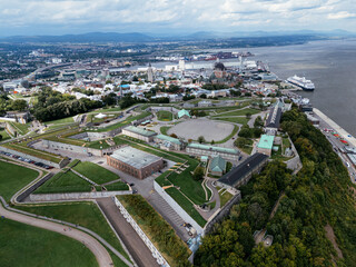 Citadel, fortification of the Quebec ramparts in Quebec city, Quebec, Canada