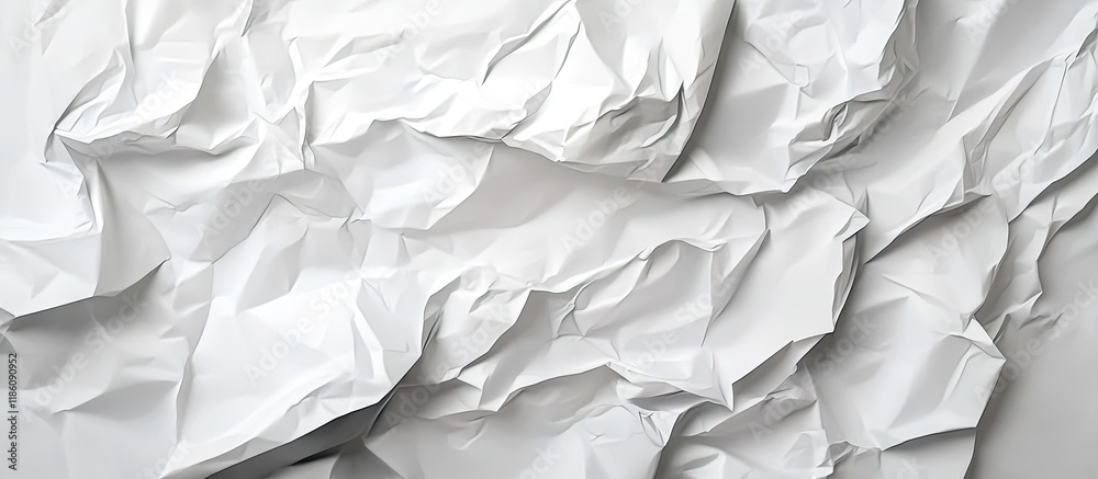 Fototapete crumpled paper texture backdrop. with copy space image. place for adding text or design