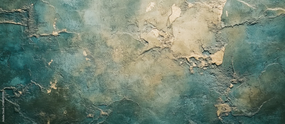 Leinwandbilder abstract celadon and beige grunge texture in the background with copyspace or an image for design