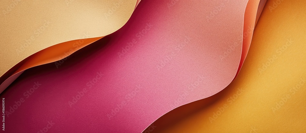 Aufkleber Texture of colored paper surface of a brown paper sheet. with copy space image. Place for adding text or design