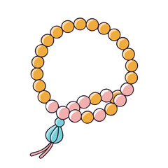 meditation beads vector icon, singles awareness vector illustration - simple illustration of meditation beads perfect for logos, and self love -themed designs.