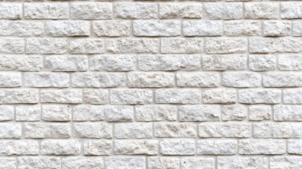 Fototapeta premium Seamless White Brick Wall Texture - Background for Design Projects