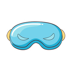 sleeping mask vector icon, singles awareness vector illustration - simple illustration of sleeping mask perfect for logos, and self love -themed designs.