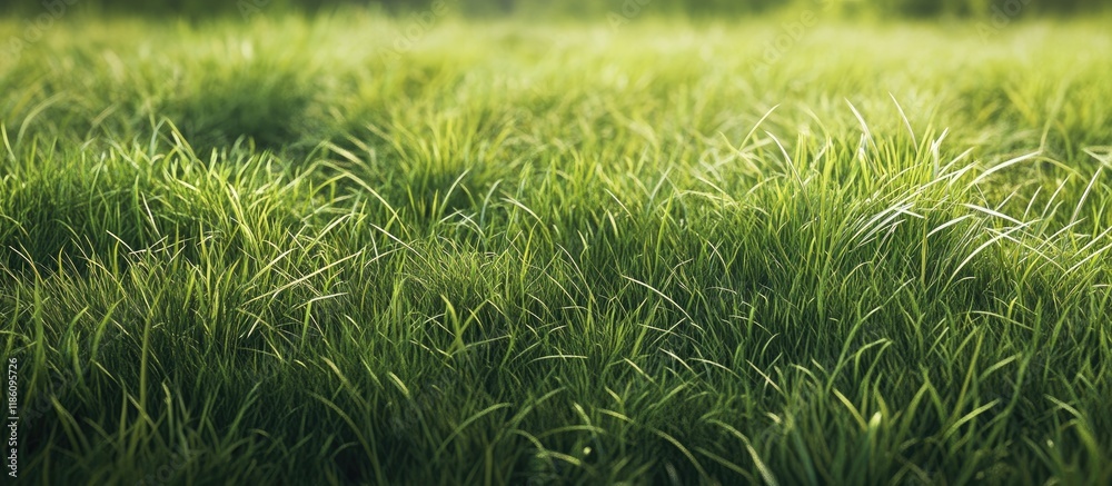 Leinwandbilder grass field backdrop lush green grass green backdrop. with copy space image. place for adding text o