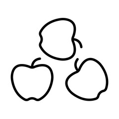 Apple Picking line icon