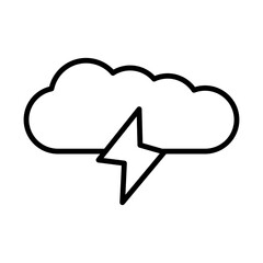 Cloud line icon