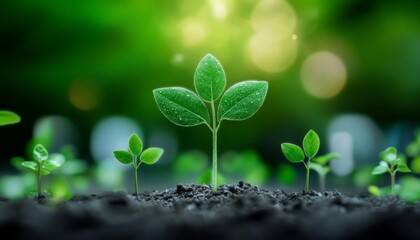 Naklejka premium Eco-friendly initiatives are becoming a priority for businesses to enhance their sustainability efforts. 