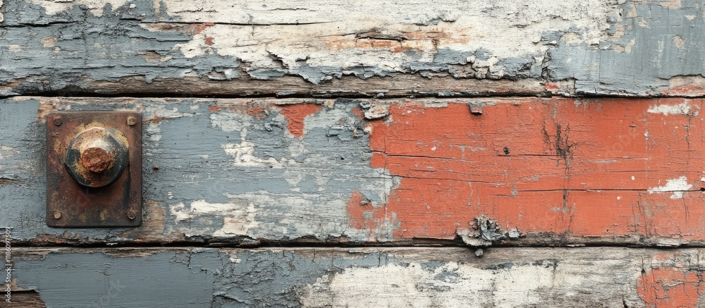 Leinwandbilder worn paint on wood. with copy space image. place for adding text or design