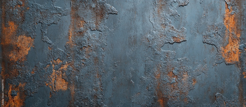 Aufkleber Abstract rusty metal texture background close up and macro shot gray painted color industrial material. with copy space image. Place for adding text or design