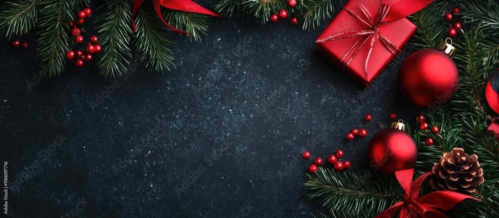 Poster Holiday greeting card. with copy space image. Place for adding text or design