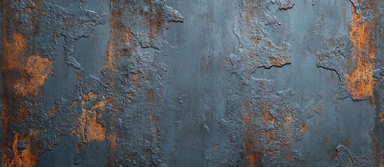 Fototapeta premium Abstract rusty metal texture background close up and macro shot gray painted color industrial material. with copy space image. Place for adding text or design