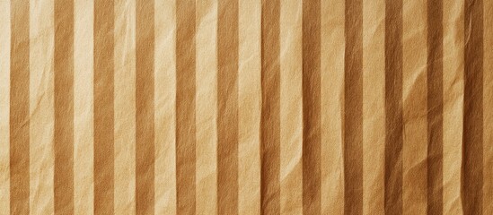 Kraft paper texture with a vertical striped pattern for wrapping Background featuring Kraft paper texture. with copy space image. Place for adding text or design