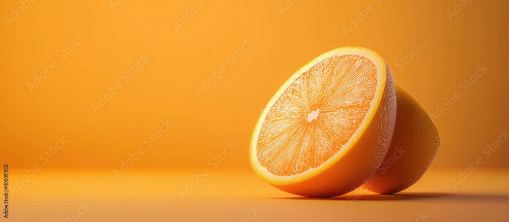 Poster orange. with copy space image. place for adding text or design