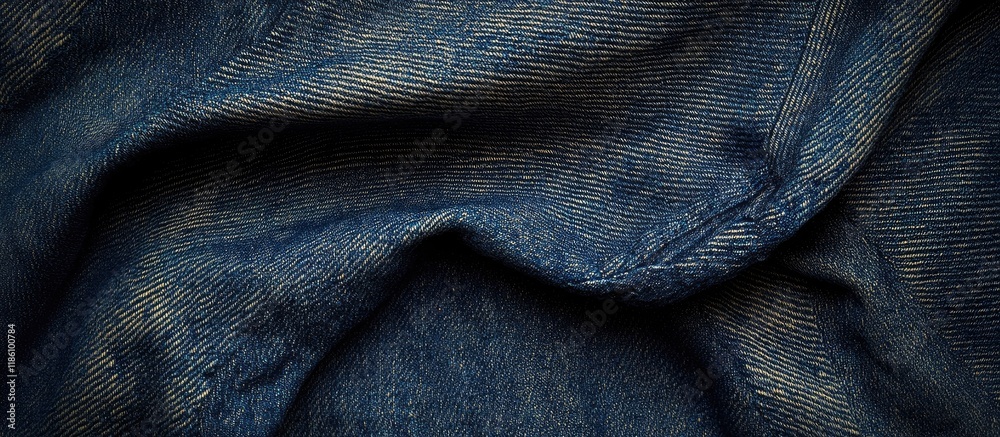 Poster textured background of blue denim jeans. with copy space image. place for adding text or design