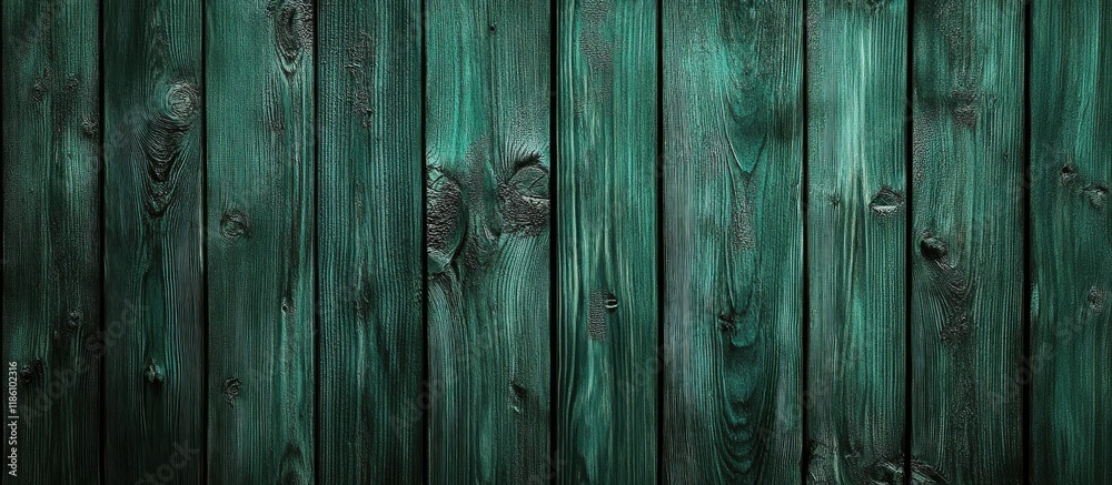 Aufkleber green wooden plank background texture. with copy space image. Place for adding text or design