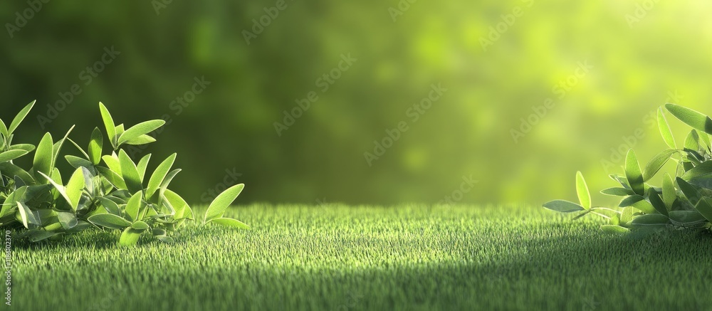 Leinwandbilder green backdrop. with copy space image. place for adding text or design