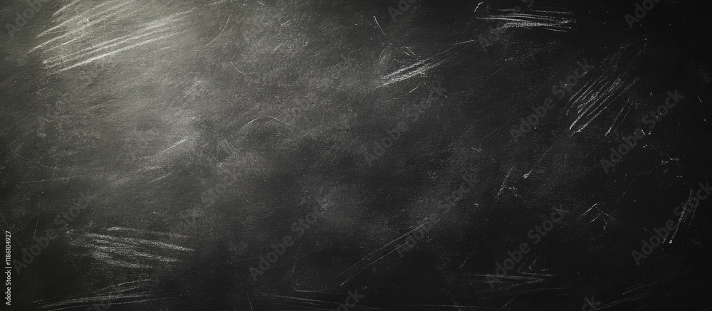 Poster Abstract Chalk Blackboard Texture Background with Free Copy Space for Product or Advertisement Text Design