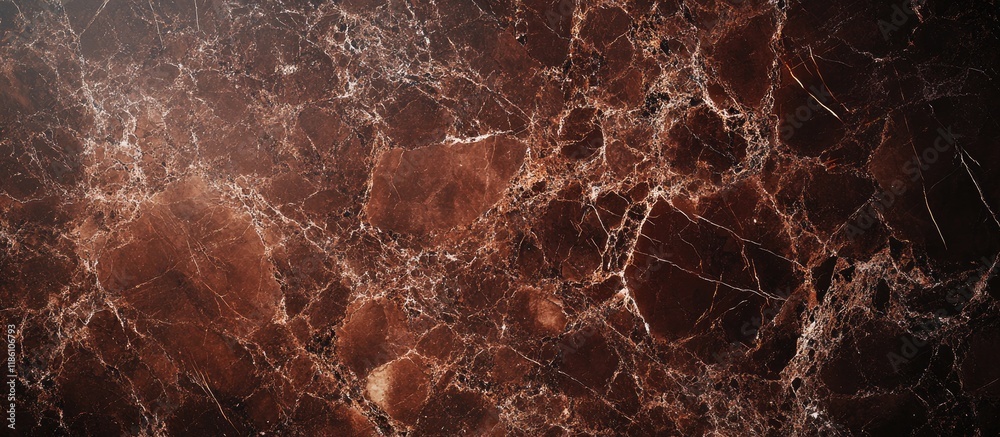 Aufkleber high resolution brown marble texture background closeup view of abstract marble pattern on the red s