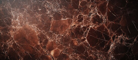 High resolution brown marble texture background closeup view of abstract marble pattern on the red stone floor luxurious wallpaper with copy space Emperador coffee marble