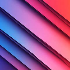 Fototapeta premium Colorful layered abstract design with gradient hues suitable for backgrounds