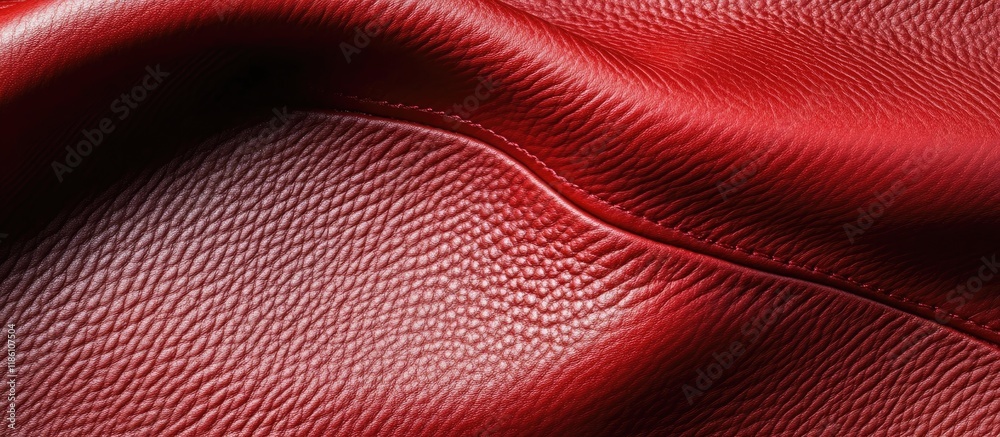 Aufkleber Abstract background of red leather texture. with copy space image. Place for adding text or design