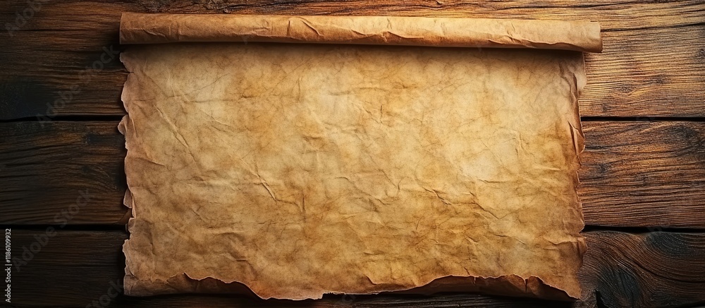 Aufkleber brown old paper blank page can serve as a space for your text or copyspace