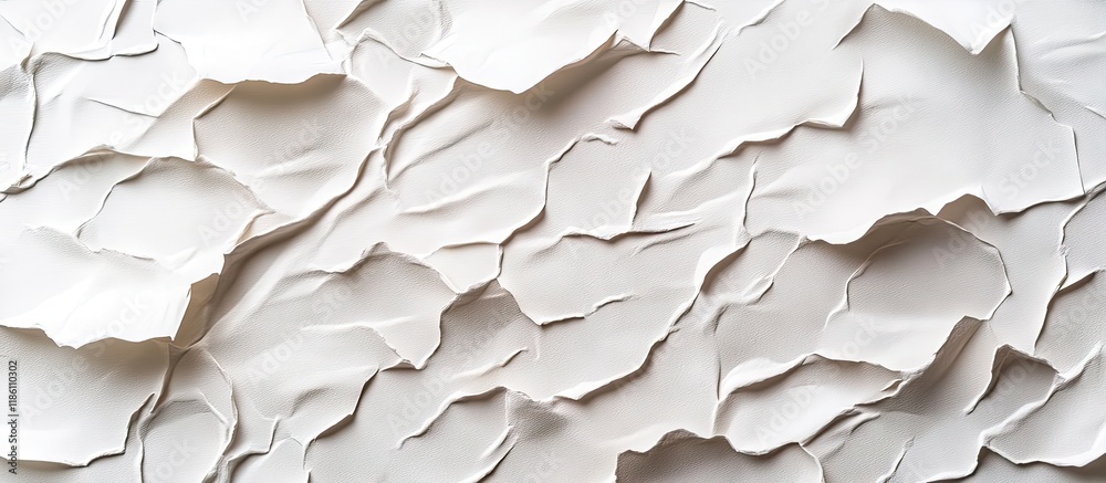 Poster Recycled white paper texture backdrop Retro wallpaper. with copy space image. Place for adding text or design