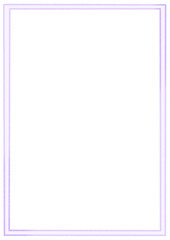 White background with hand drawn frame (hydrangea)