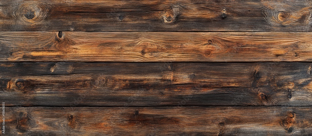 Fototapete Background of rustic wood planks. with copy space image. Place for adding text or design