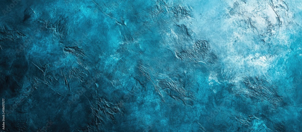 Poster light blue abstract background featuring a scratched metal texture. with copy space image. place for